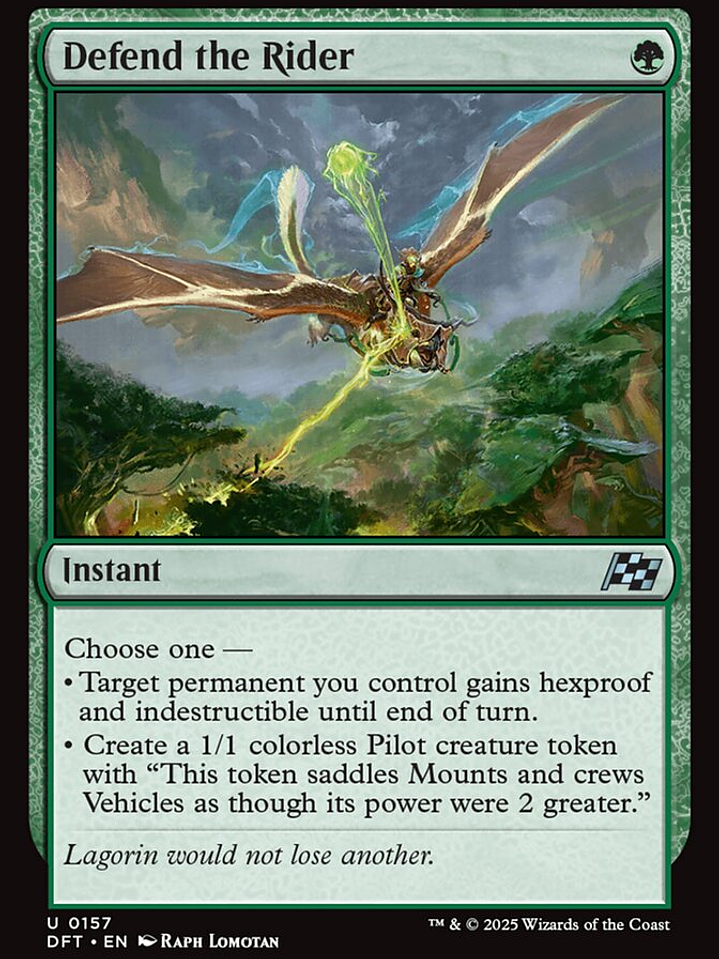 Defend the Rider (Aetherdrift) 1