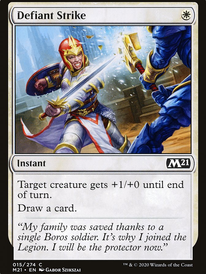 Defiant Strike (Core Set 2021) 1