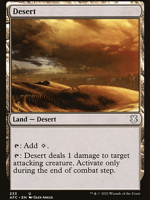 Desert (Forgotten Realms Commander)