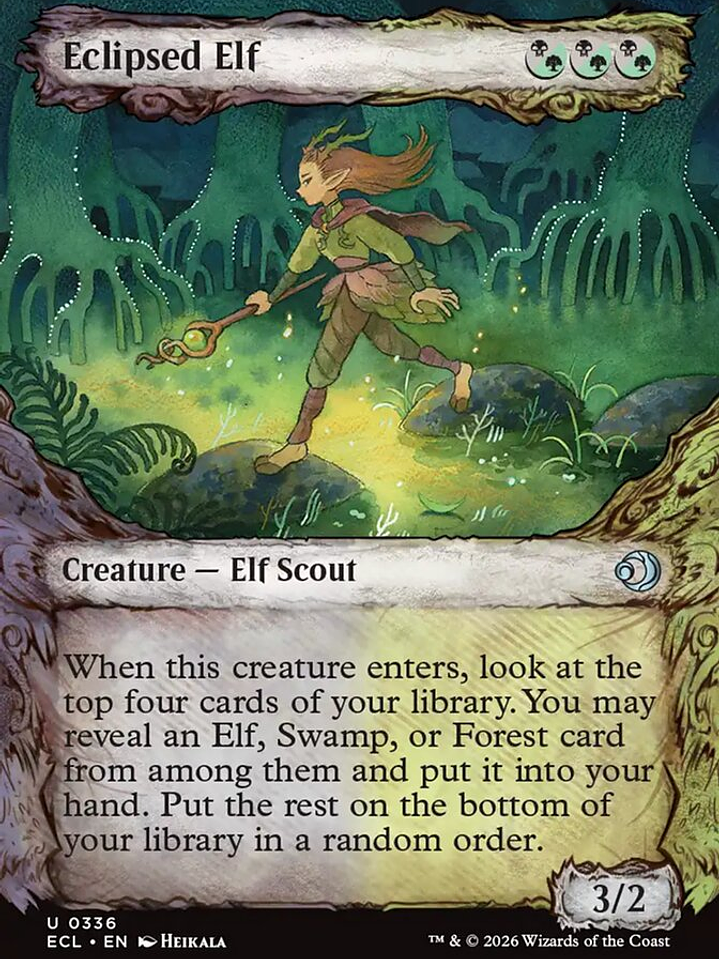 Eclipsed Elf (Lorwyn Eclipsed) 1