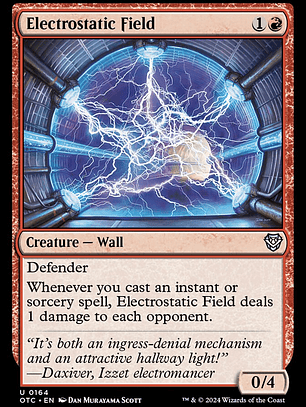 Electrostatic Field (Outlaws of Thunder Junction Commander)