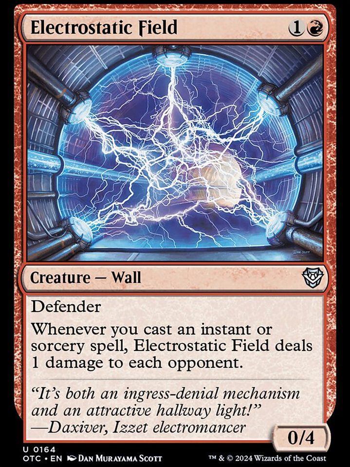 Electrostatic Field (Outlaws of Thunder Junction Commander) 1