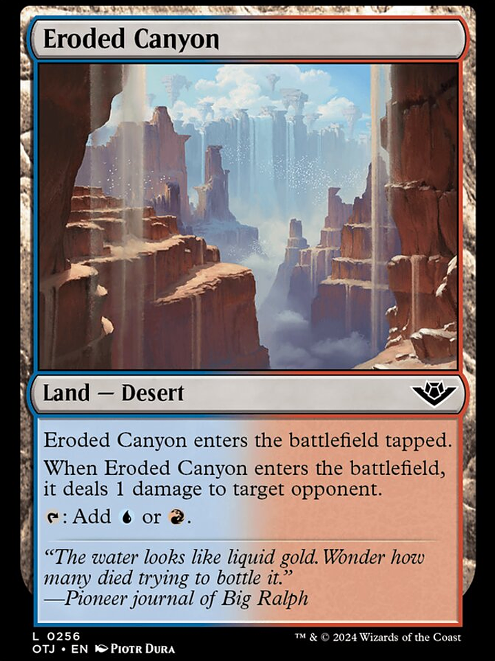 Eroded Canyon (Outlaws of Thunder Junction) 1