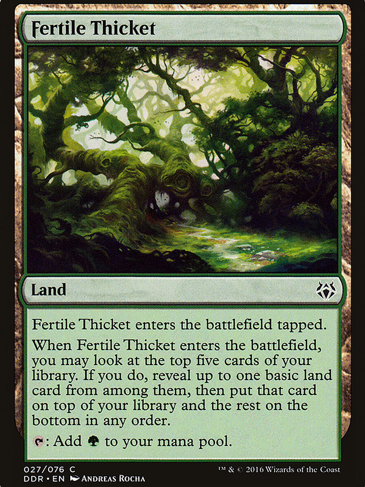 Fertile Thicket (Duel Decks: Nissa vs. Ob Nixilis) 1