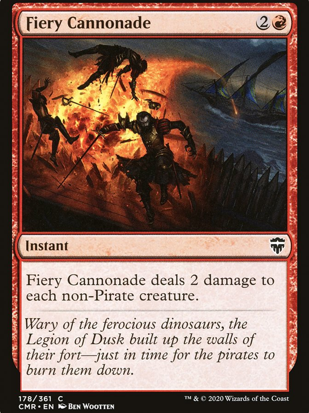 Fiery Cannonade (Commander Legends) 1