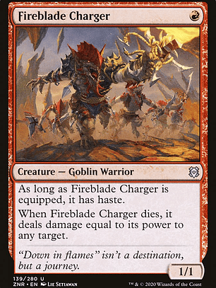 Fireblade Charger (Zendikar Rising)