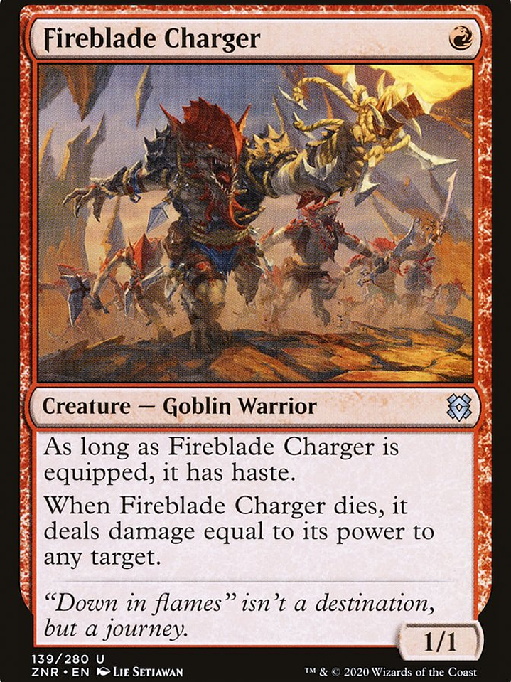 Fireblade Charger (Zendikar Rising) 1