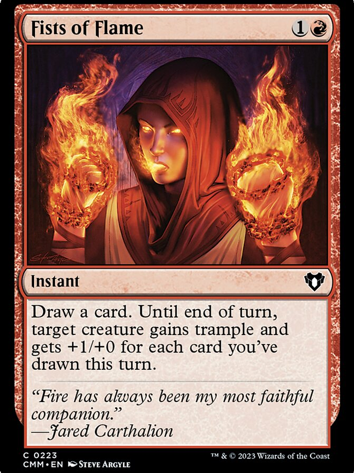 Fists of Flame (Commander Masters) 1