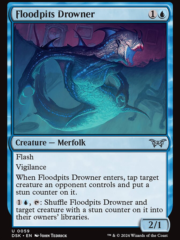 Floodpits Drowner (Duskmourn: House of Horror) 1