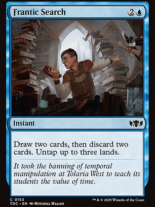 Frantic Search (Tarkir: Dragonstorm Commander)