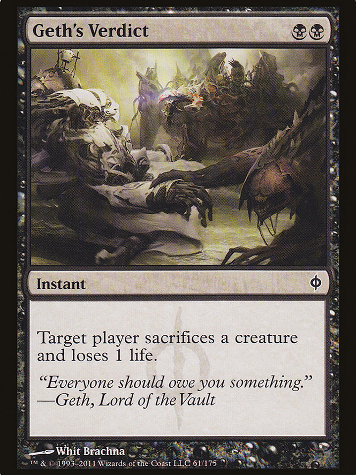 Geth's Verdict (New Phyrexia) 1