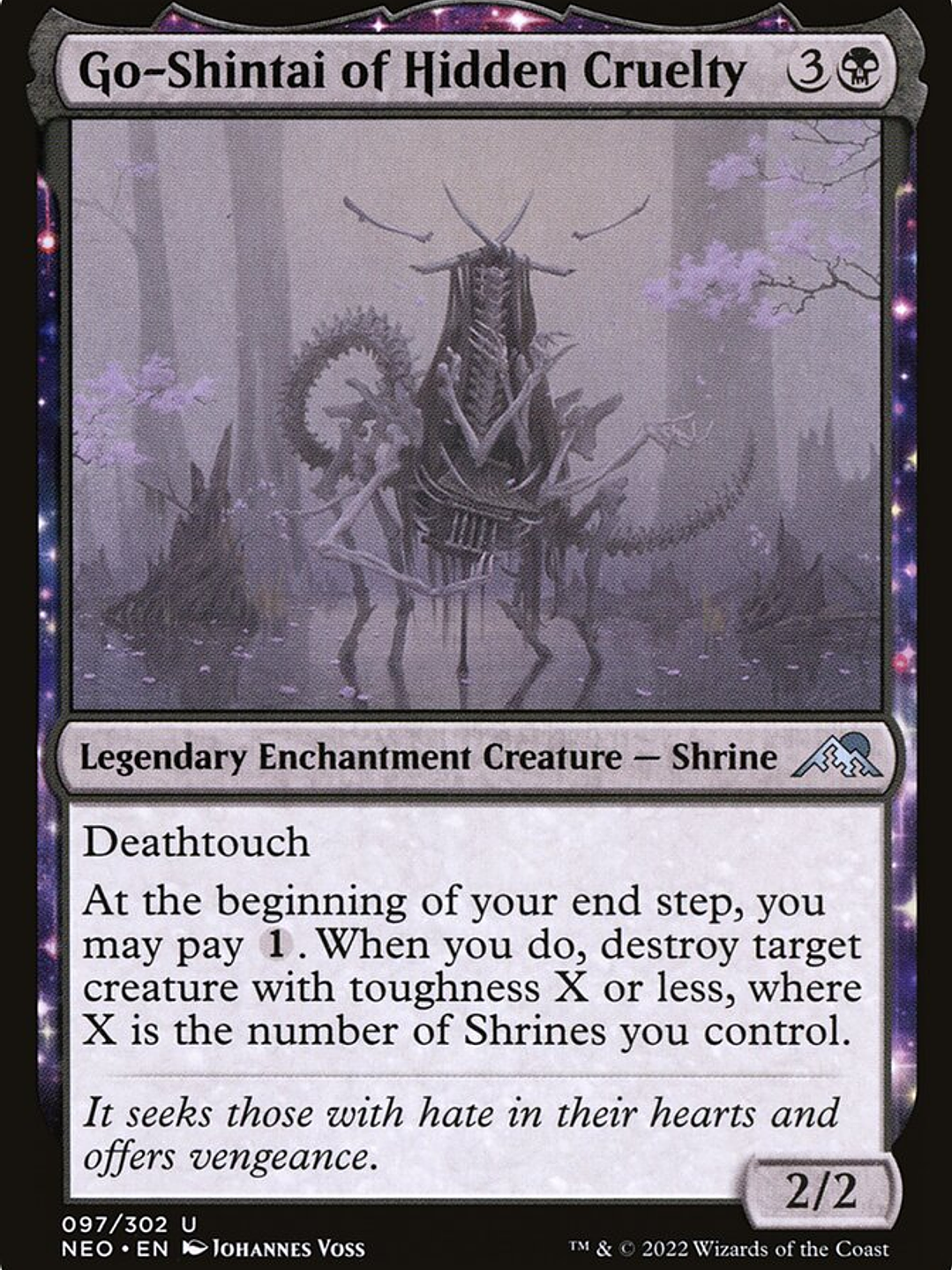 Go-Shintai of Hidden Cruelty (Kamigawa: Neon Dynasty) 1