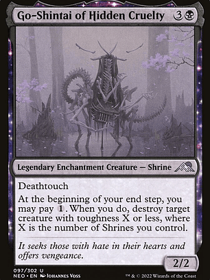 Go-Shintai of Hidden Cruelty (Kamigawa: Neon Dynasty)