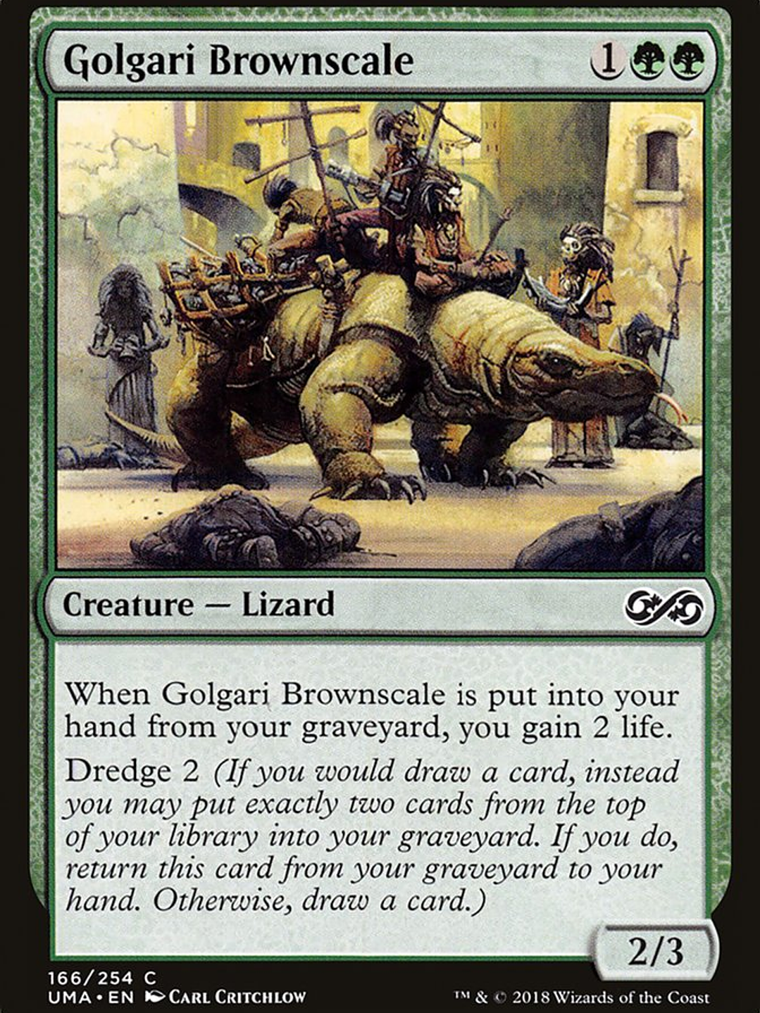 Golgari Brownscale (Ultimate Masters) 1