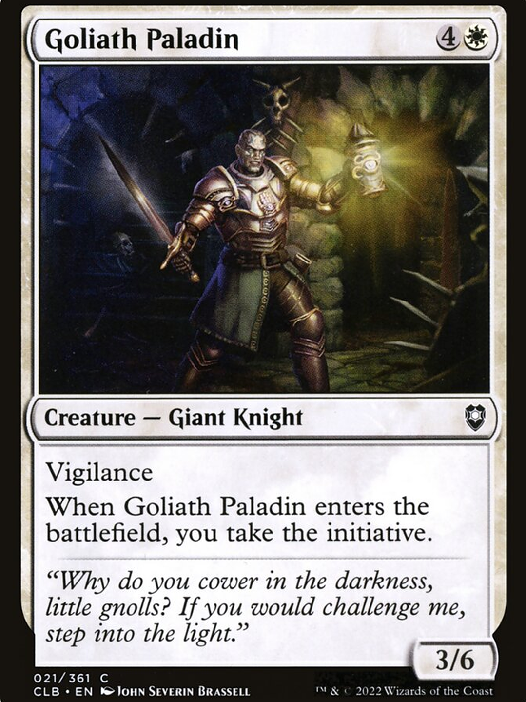 Goliath Paladin (Commander Legends: Battle for Baldur's Gate) 1