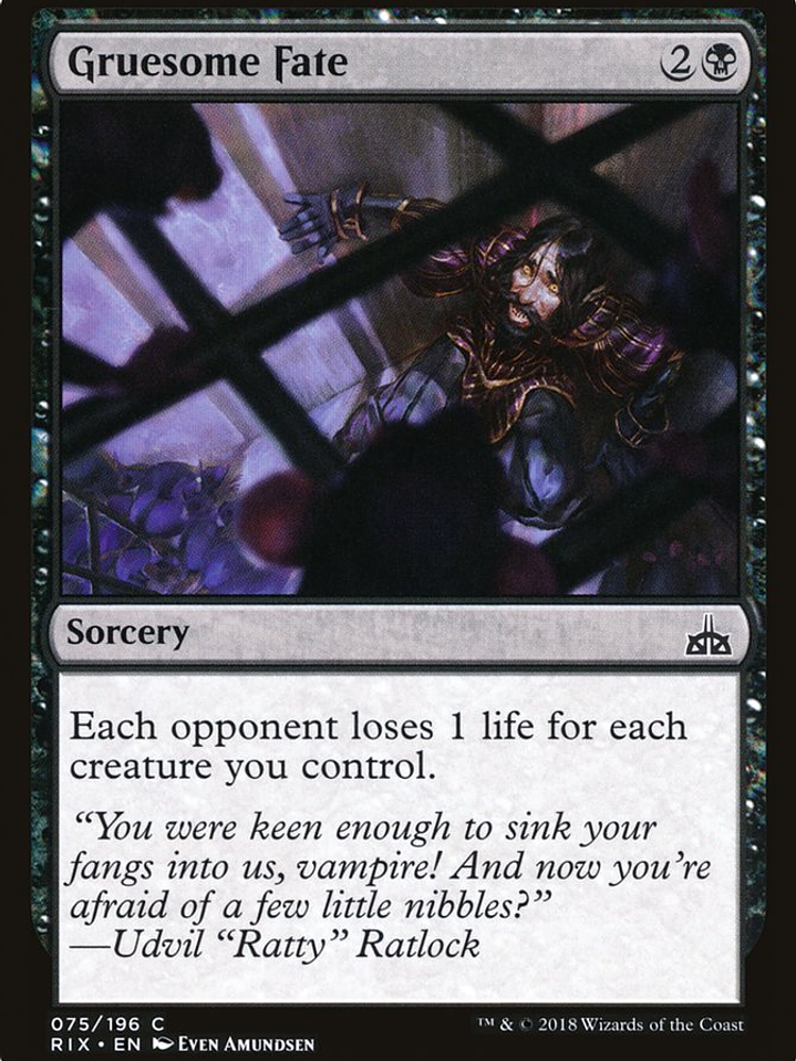 Gruesome Fate (Rivals of Ixalan) 1