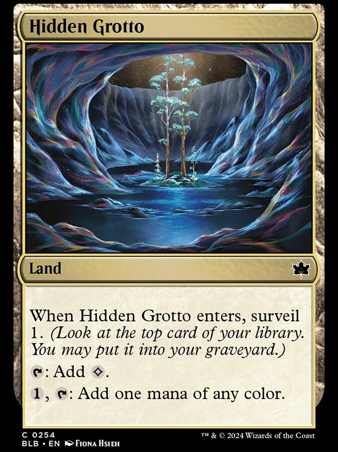 Hidden Grotto (Bloomburrow) 1