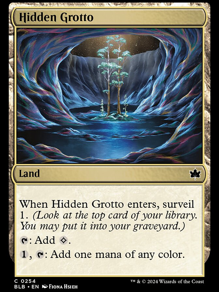 Hidden Grotto (Bloomburrow) 1