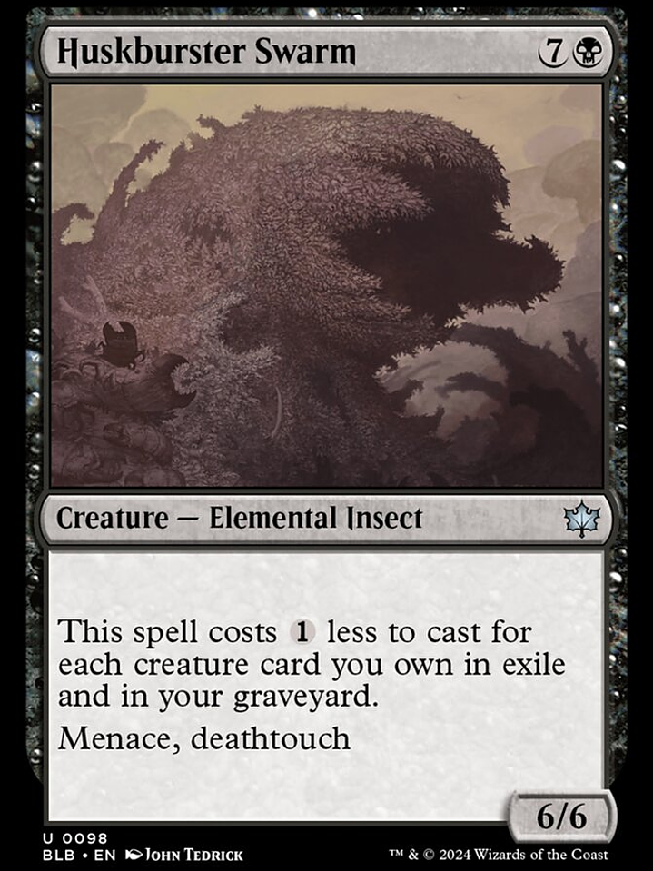 Huskburster Swarm (Bloomburrow) 1