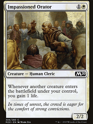 Impassioned Orator (Core Set 2020)