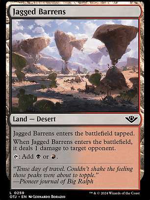 Jagged Barrens (Outlaws of Thunder Junction)