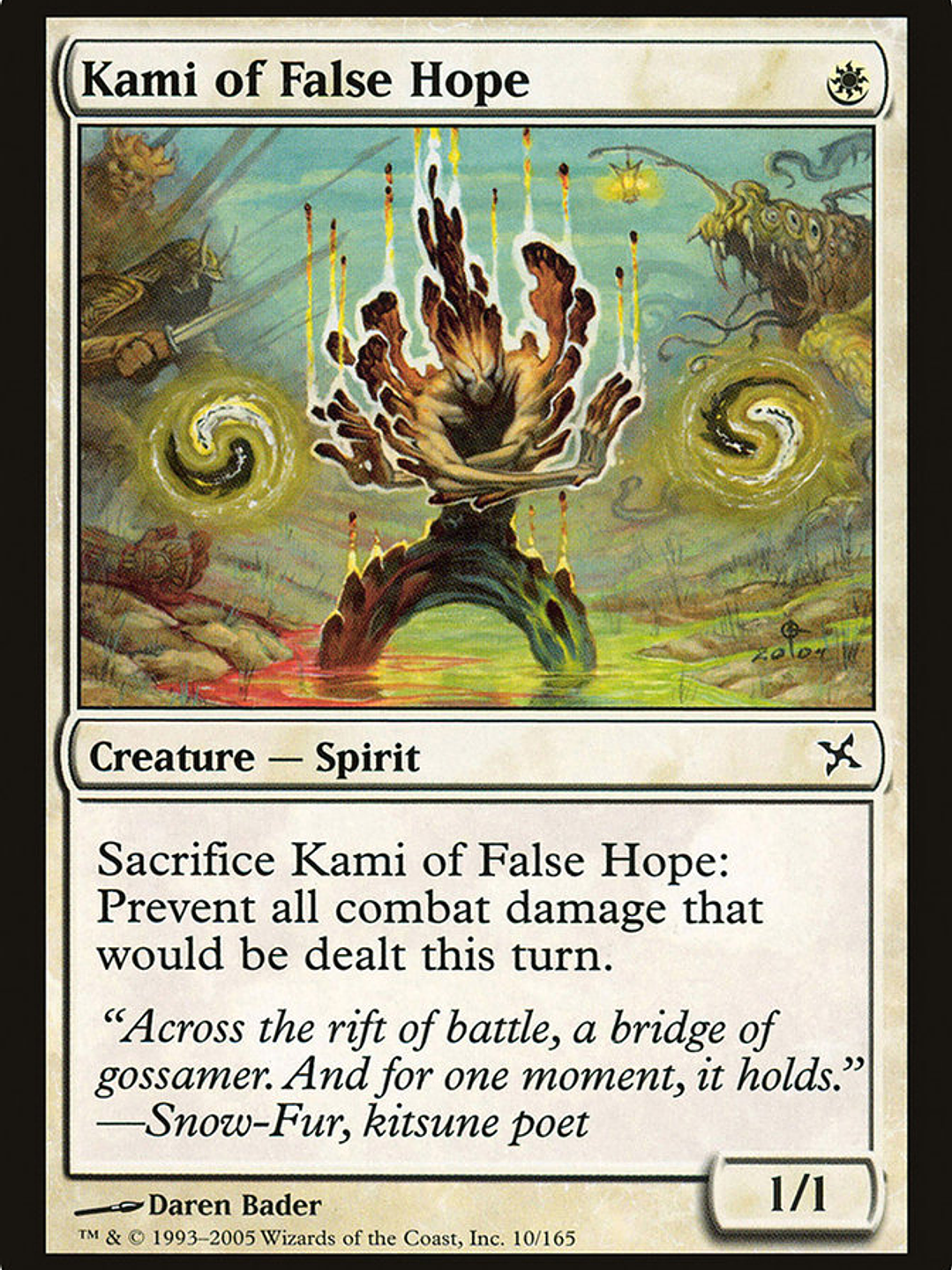 Kami of False Hope (Betrayers of Kamigawa) 1