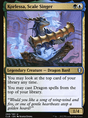 Korlessa, Scale Singer (Commander Legends: Battle for Baldur's Gate)