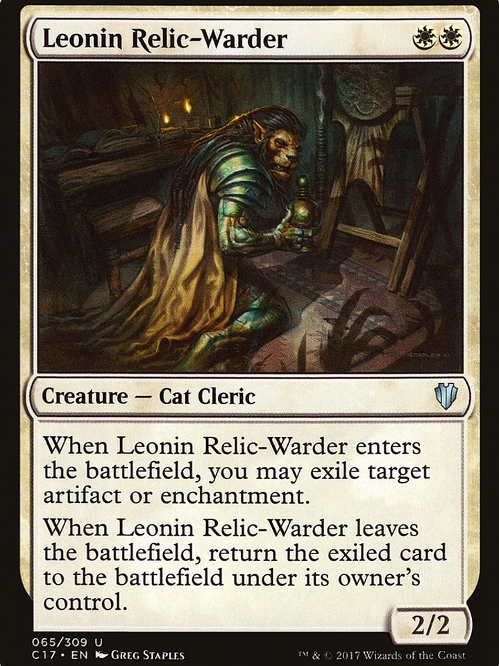 Leonin Relic-Warder (Commander 2017) 1