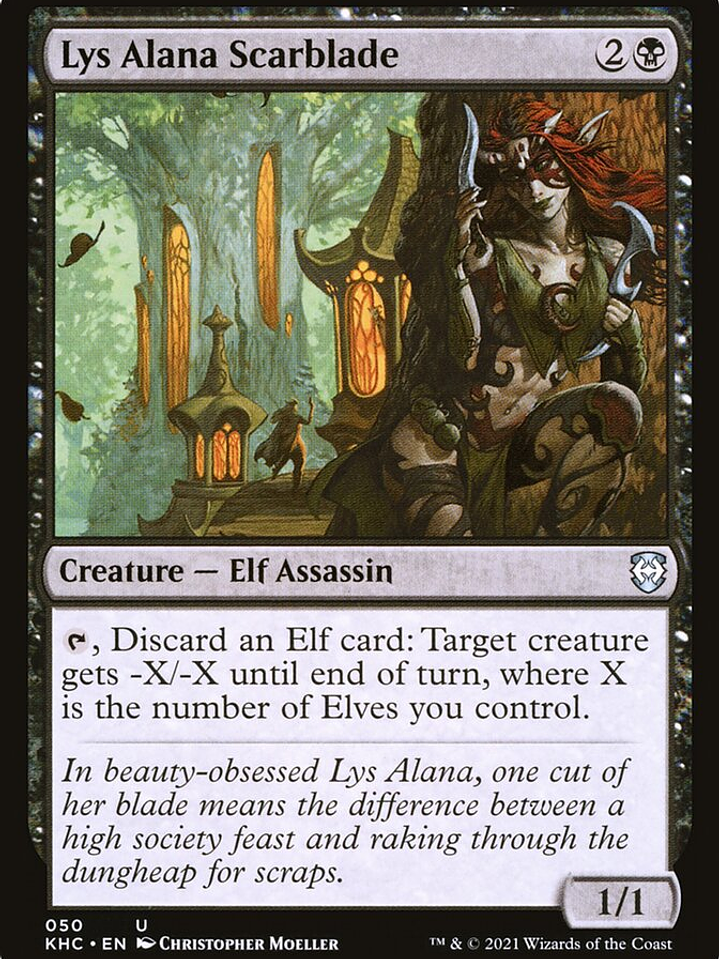 Lys Alana Scarblade (Kaldheim Commander) 1
