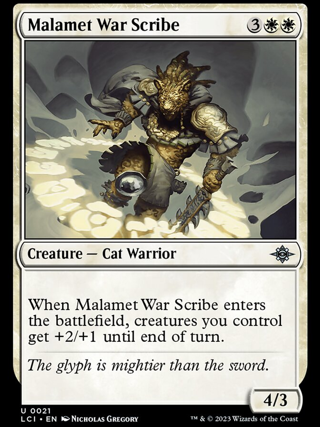 Malamet War Scribe (The Lost Caverns of Ixalan) 1