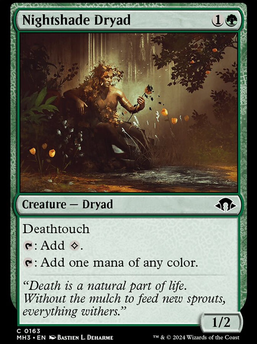 Nightshade Dryad (Modern Horizons 3) 1