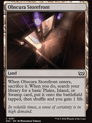 Obscura Storefront (Duskmourn: House of Horror Commander)