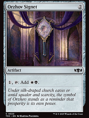 Orzhov Signet (Tarkir: Dragonstorm Commander)