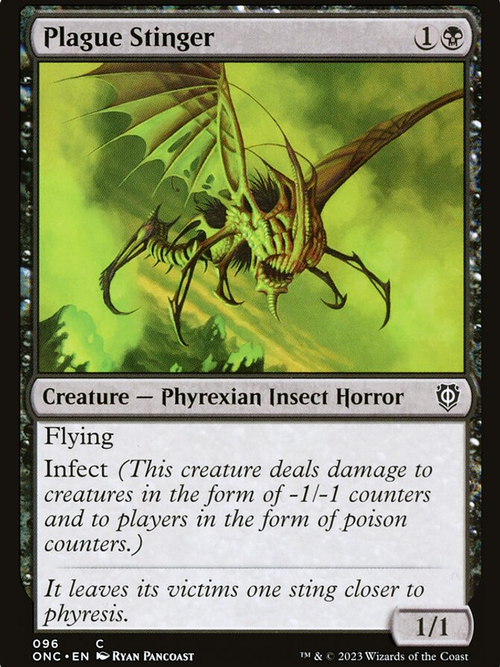 Plague Stinger (Phyrexia: All Will Be One Commander) 1