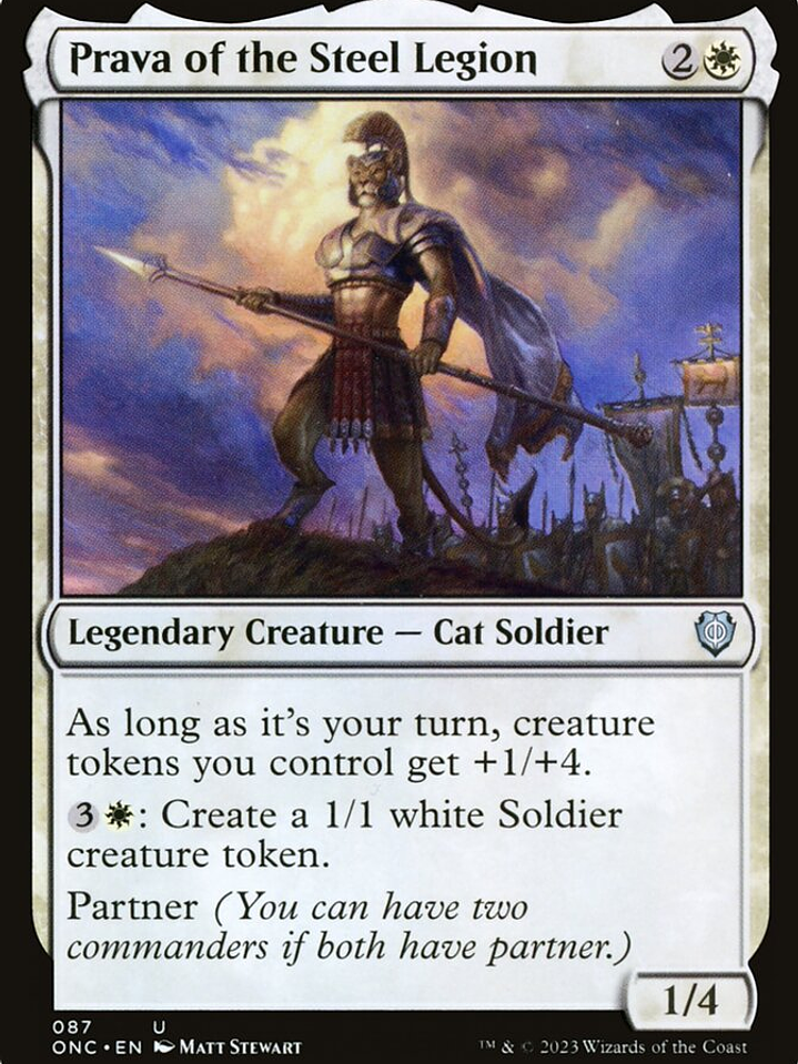 Prava of the Steel Legion (Phyrexia: All Will Be One Commander) 1