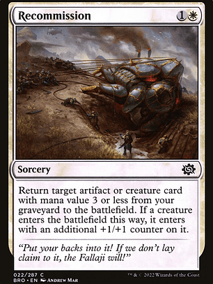 Recommission (The Brothers' War)