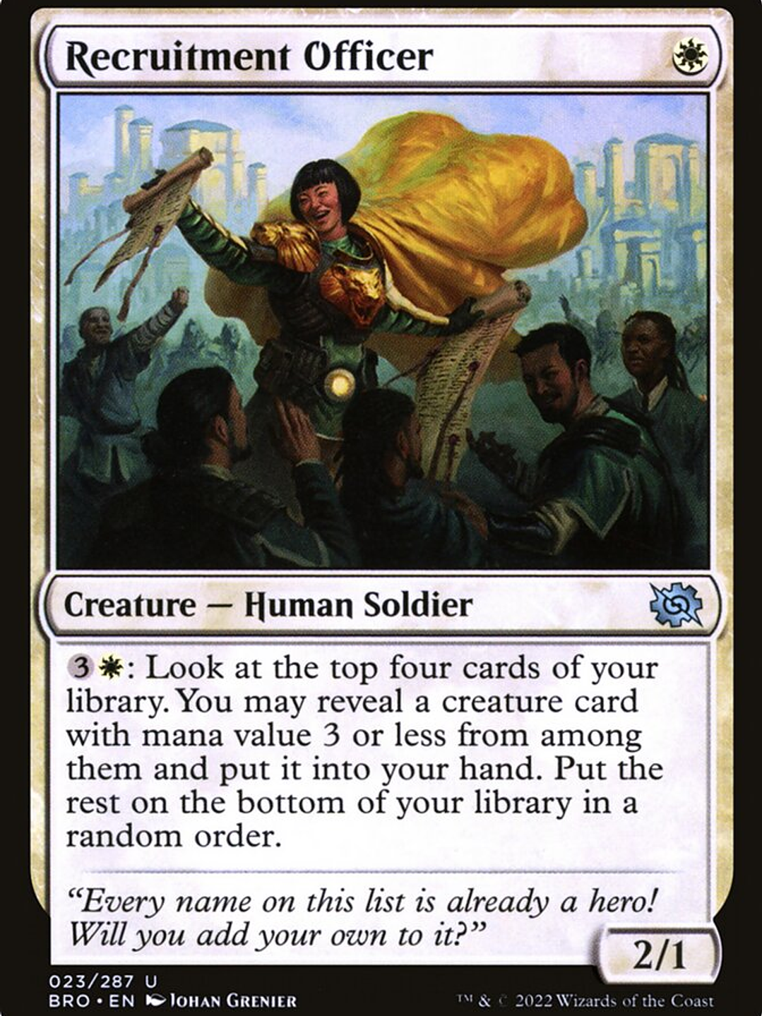 Recruitment Officer (The Brothers' War) 1