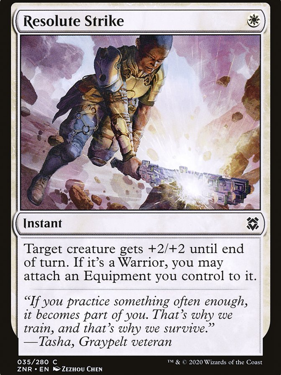 Resolute Strike (Zendikar Rising) 1