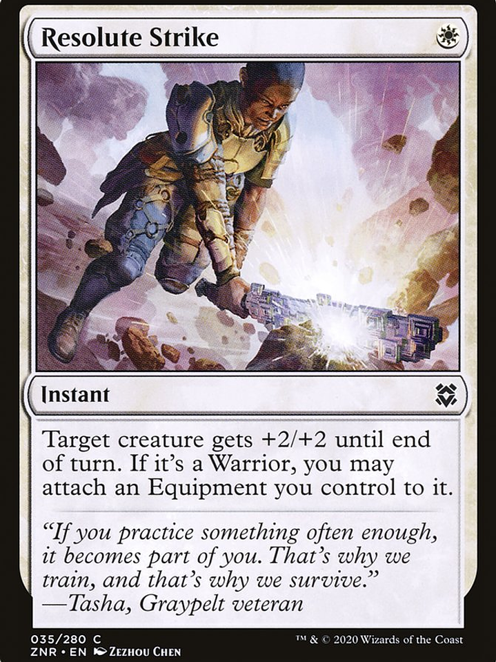 Resolute Strike (Zendikar Rising) 1