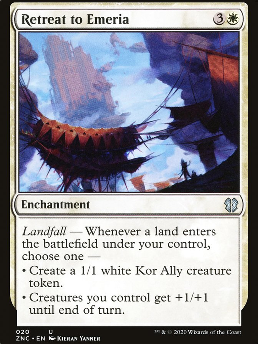 Retreat to Emeria (Zendikar Rising Commander) 1