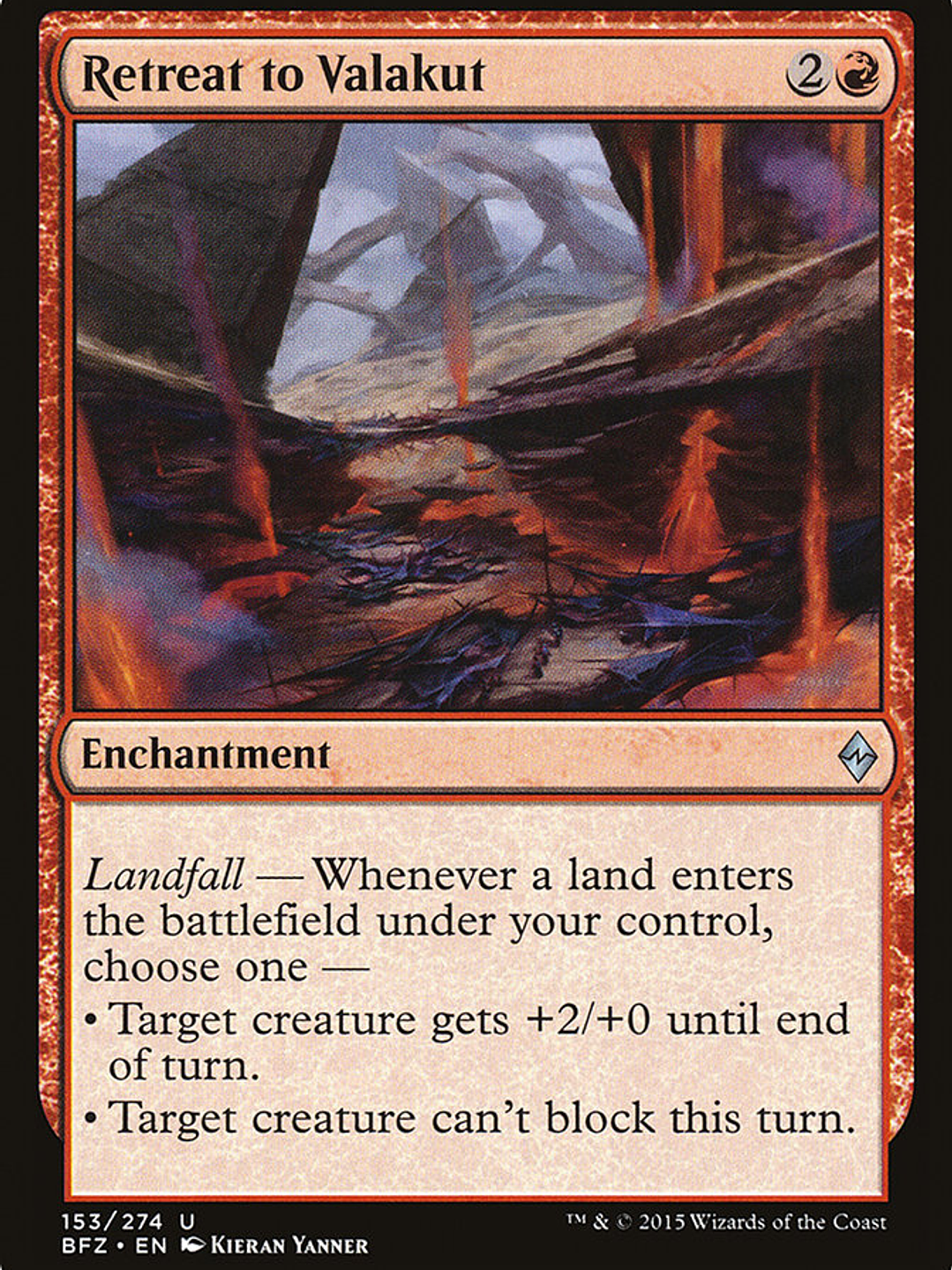 Retreat to Valakut (Battle for Zendikar) 1