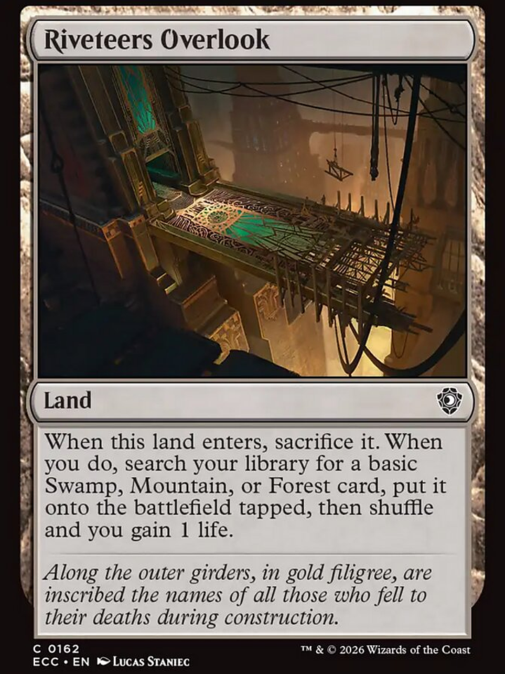 Riveteers Overlook (Lorwyn Eclipsed Commander) 1