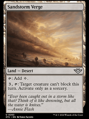 Sandstorm Verge (Outlaws of Thunder Junction)