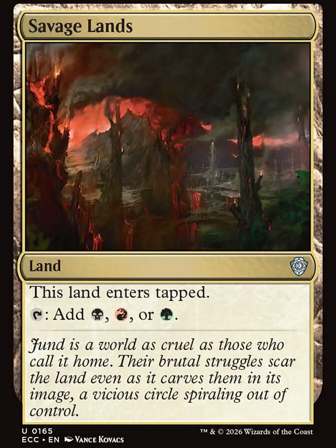 Savage Lands (Lorwyn Eclipsed Commander) 1