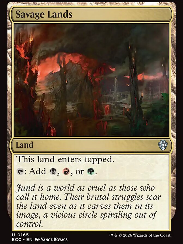 Savage Lands (Lorwyn Eclipsed Commander) 1