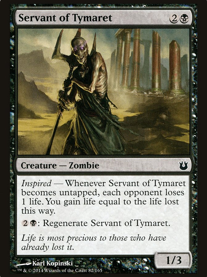 Servant of Tymaret (Born of the Gods) 1
