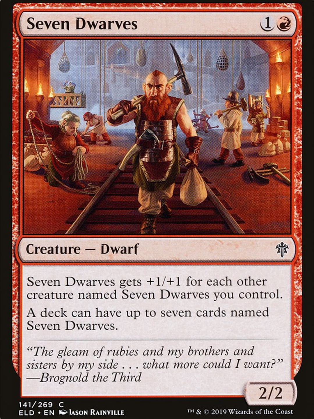 Seven Dwarves (Throne of Eldraine) 1
