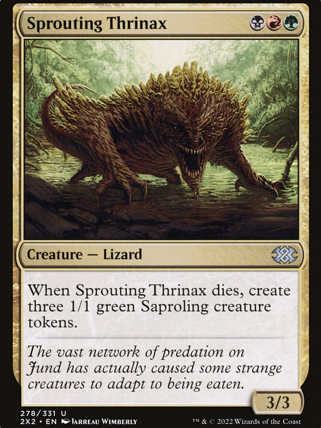 Sprouting Thrinax (Double Masters 2022) 1