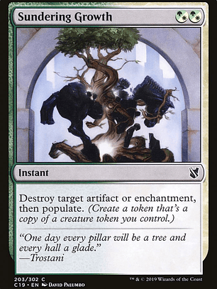 Sundering Growth (Commander 2019)