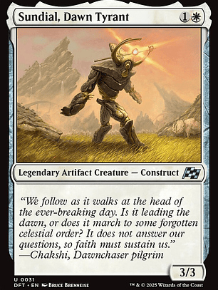 Sundial, Dawn Tyrant (Aetherdrift)
